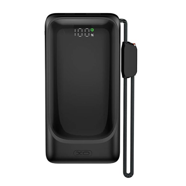 POWER BANK 10000mAh Ταχείας Φόρτισης 22.5W με Πρίζα & Λουράκι Type-C XO PR282