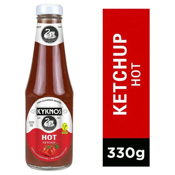 KYKNOS ΚΕΤΣΑΠ HOT ΦΙΑΛΗ 330g