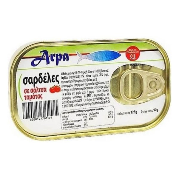 ARPA ΣΑΡΔΕΛΕΣ ΣΕ ΣΑΛΤΣΑ ΝΤΟΜΑΤΑΣ 125g