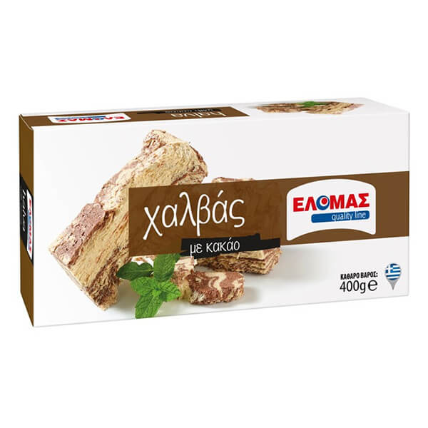 ΕΛΟΜΑΣ ΧΑΛΒΑΣ ΜΕ ΚΑΚΑΟ 400g