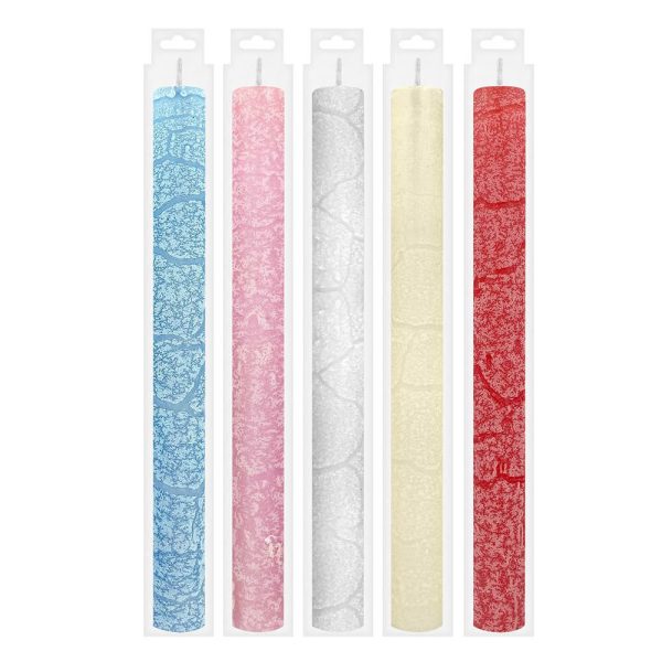 ΛΑΜΠΑΔΑ ΣΤΡΟΓΓΥΛΗ ΧΡΩΜΑΤΙΣΤΗ ΜΑΤ ΑΝΑΓΛΥΦΗ 30εκ. 732091