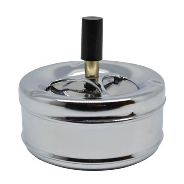 ΤΑΣΑΚΙ INOX ΑΝΤΙΑΝΕΜΙΚΟ ΣΤΡΟΓΓΥΛΟ ΑΣΗΜΙ 11.4x11.4x10εκ. 815647