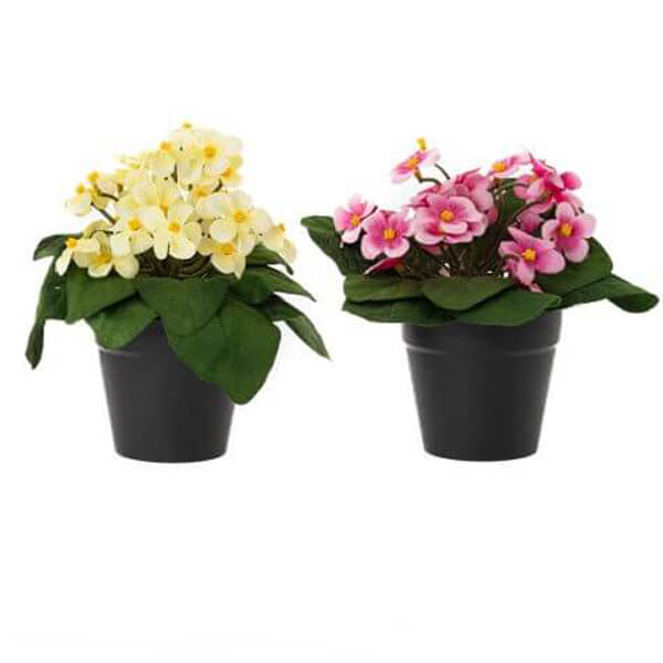 ΓΛΑΣΤΡΑΚΙ ΠΛΑΣΤΙΚΟ ΓΚΡΙ ΜΕ ΜΑΡΓΑΡΙΤΕΣ Φ18Χ18εκ. (6 διαφορετικά χρώματα) 85822