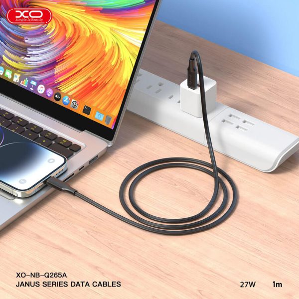 ΚΑΛΩΔΙΟ ΦΟΡΤΙΣΗΣ TYPE C to LIGHTING 27W ΜΑΥΡΟ XO-NB-Q265A