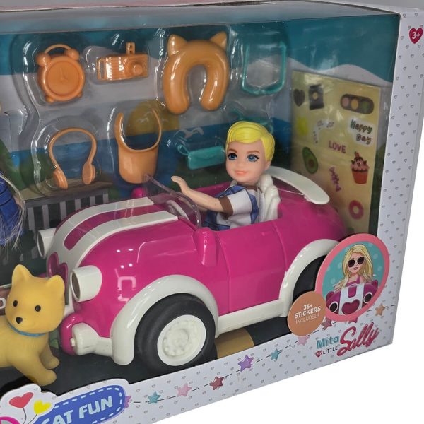 ΑΥΤΟΚΙΝΗΤΟ ΜΕ ΚΟΥΚΛΑ CAT FUN ΣΕ ΚΟΥΤΙ 25εκ. 91023-Α