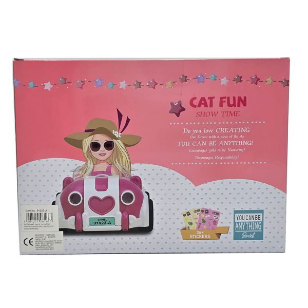 ΑΥΤΟΚΙΝΗΤΟ ΜΕ ΚΟΥΚΛΑ CAT FUN ΣΕ ΚΟΥΤΙ 25εκ. 91023-Α