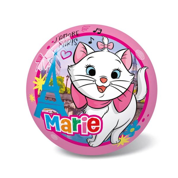 ΜΠΑΛΑ ΠΛΑΣΤΙΚΗ DISNEY MARIE BONJOUR 23εκ. /3261