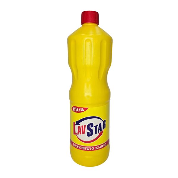 LAVSTAR ULTRA ΠΑΧΥΡΕΥΣΤΟ ΧΛΩΡΙΟ 1,25lt LEMON ΚΙΤΡΙΝΟ