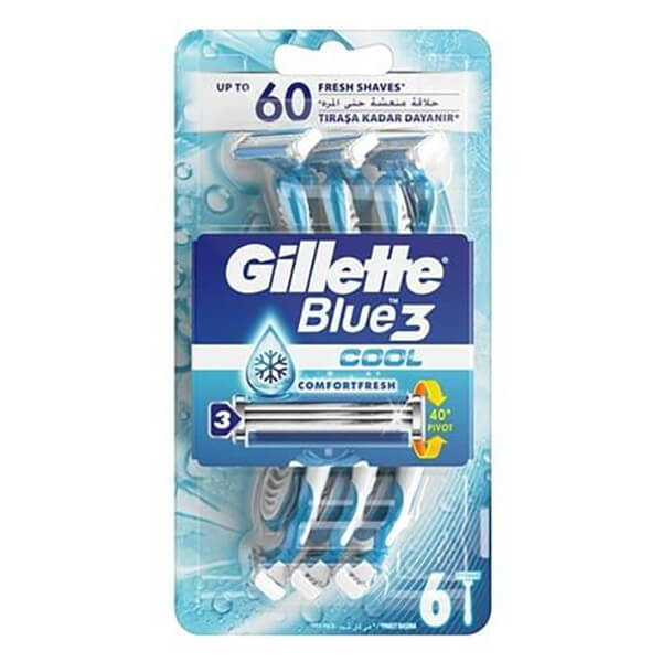 GILLETTE BLUE III ΞΥΡΑΦΑΚΙΑ ΣΕΤ 6τεμ. COOL
