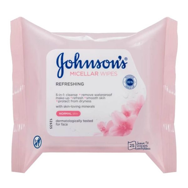 JOHNSON’S EYES & FACE NORMAL ΥΓΡΑ ΜΑΝΤΗΛΑΚΙΑ ΝΤΕΜΑΚΙΓΙΑΖ 25τεμ.