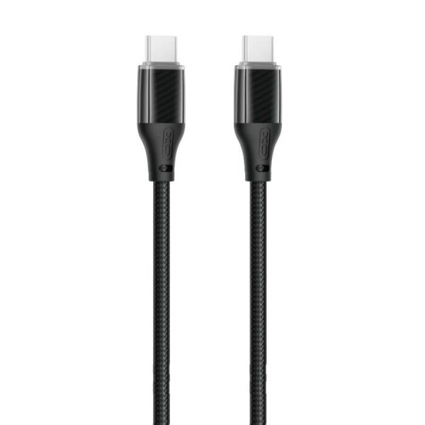 ΚΑΛΩΔΙΟ ΦΟΡΤΙΣΗΣ TYPE C to TYPE C 1m 60W ΜΑΥΡΟ XO-NBQ291B