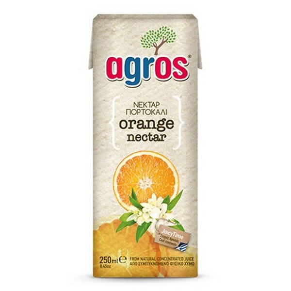 AGROS ΝΕΚΤΑΡ 250ml ΠΟΡΤΟΚΑΛΙ