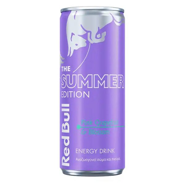 RED BULL ENERGY DRINK 250ml PINK GRAPEFRUIT SUMMER EDITION