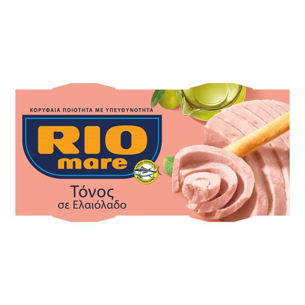 RIO MARE ΤΟΝΟΣ ΣΕ ΛΑΔΙ 2x160gr