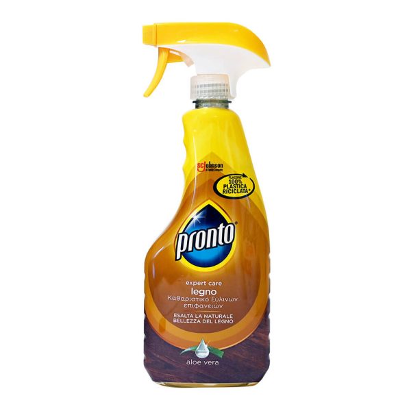 PRONTO SPRAY ΓΙΑ ΞΥΛΙΝΕΣ ΕΠΙΦΑΝΕΙΕΣ ΜΕ ΑΝΤΛΙΑ 500ml ALOE VERA