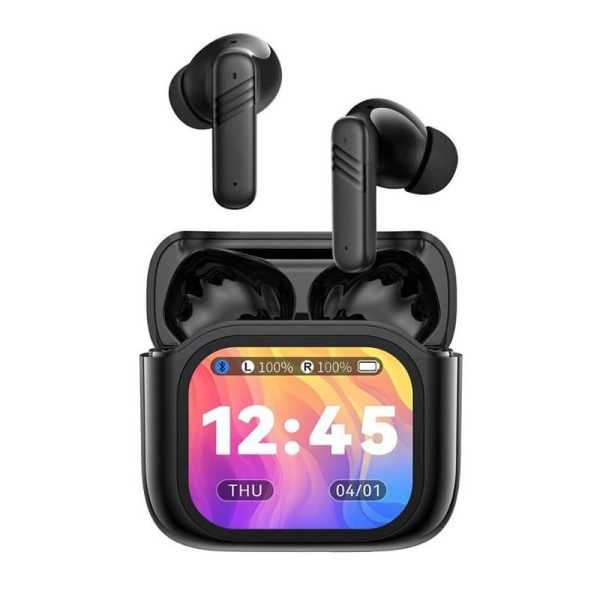 ΑΚΟΥΣΤΙΚΑ Bluetooth Earphones TWS ΜΕ ΟΘΟΝΗ ΜΑΥΡΑ XO-X50