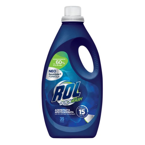 ROL QUICK WASH ΥΓΡΟ ΠΛΥΝΤΗΡΙΟΥ 35μεζ. 1.6lt