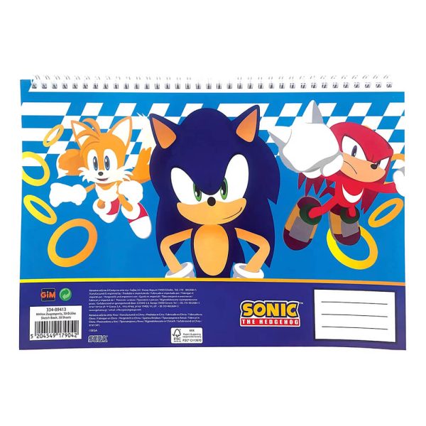 ΜΠΛΟΚ ΖΩΓΡΑΦΙΚΗΣ Α4 ΣΠΙΡΑΛ 30Φ. SONIC CLASSIC 334-89413