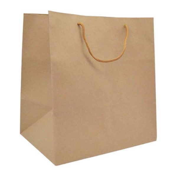 ΤΣΑΝΤΑ ΔΩΡΟΥ ΧΑΡΤΙΝΗ ΜΕ ΚΟΡΔΟΝΙ ΚΑΦΕ CRAFT 28x20x30εκ. 1700-18
