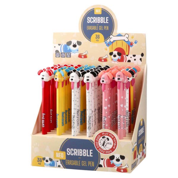 ΣΤΥΛΟ ΠΟΥ ΣΒΗΝΕΙ SCRIBBLE Cute Dog MIX DISPLAY 116003