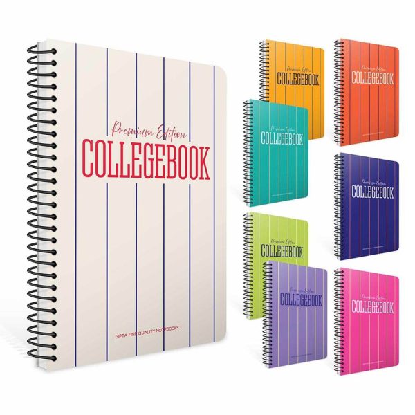 ΤΕΤΡΑΔΙΟ ΣΠΙΡΑΛ COLLEGE BOOK Β5 17X24 4Θ. (διάφορα σχέδια)