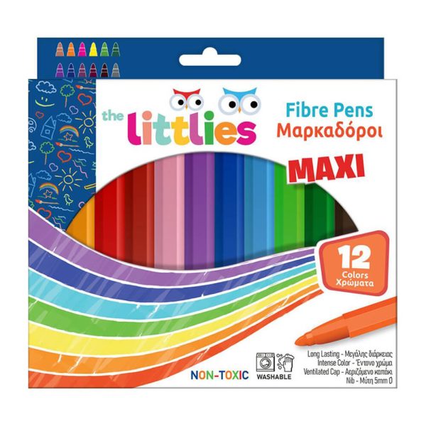 ΜΑΡΚΑΔΟΡΟΙ ΖΩΓΡΑΦΙΚΗΣ THE LITTLES ΧΟΝΤΡΟΙ 12τεμ. 646034