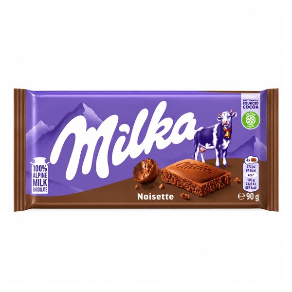 MILKA ΣΟΚΟΛΑΤΑ ΓΑΛΑΚΤΟΣ 100g noisette