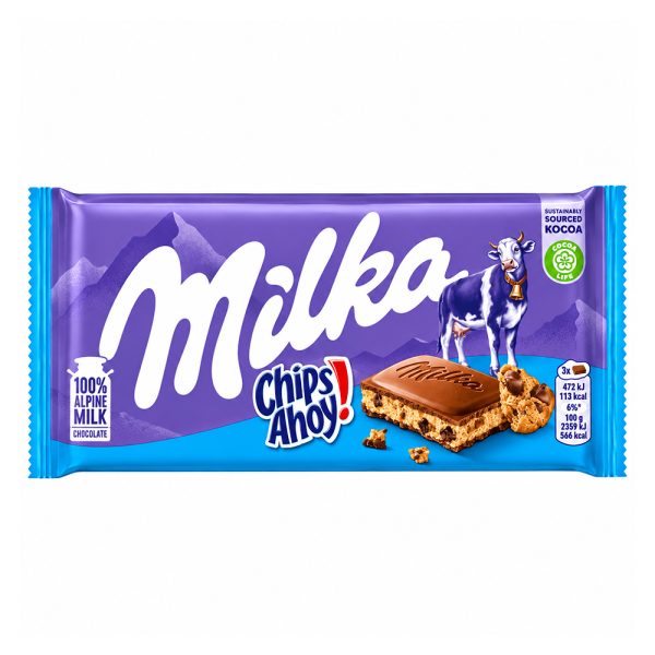 MILKA ΣΟΚΟΛΑΤΑ ΓΑΛΑΚΤΟΣ 100g chips ahoy