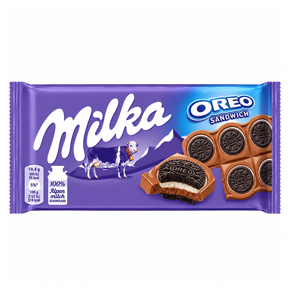 MILKA ΣΟΚΟΛΑΤΑ ΓΑΛΑΚΤΟΣ 92g oreo sandwich