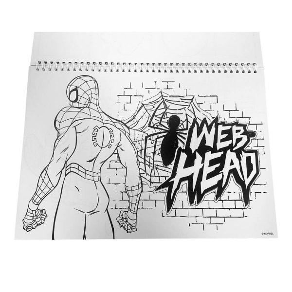 ΜΠΛΟΚ ΖΩΓΡΑΦΙΚΗΣ 23x33εκ. 40Φ. ME STICKERS SPIDERMAN 337-11416