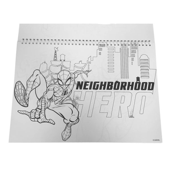 ΜΠΛΟΚ ΖΩΓΡΑΦΙΚΗΣ 23x33εκ. 40Φ. ME STICKERS SPIDERMAN 337-11416
