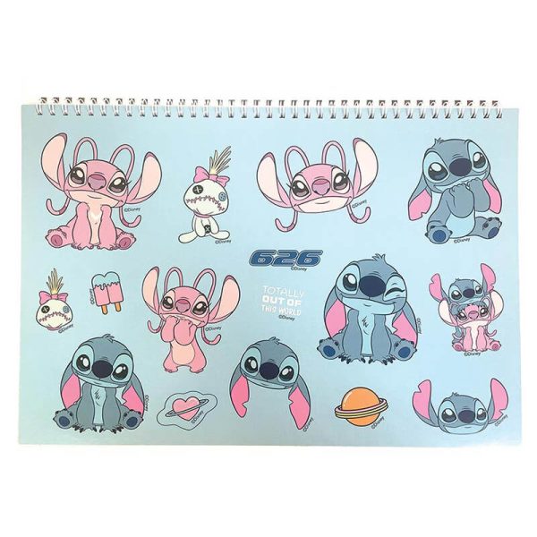 ΜΠΛΟΚ ΖΩΓΡΑΦΙΚΗΣ 23X33εκ. 40Φ. ME STICKERS STITCH 342-03416