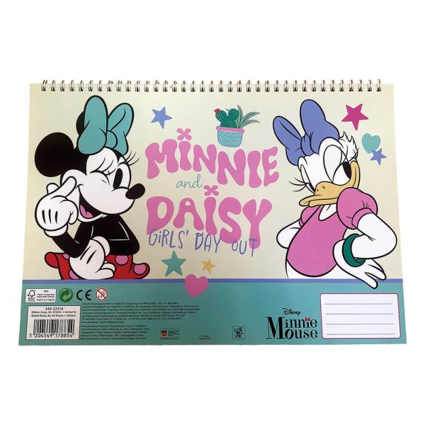 ΜΠΛΟΚ ΖΩΓΡΑΦΙΚΗΣ 23X33εκ. 40Φ. ME STICKERS MINNIE 340-32416