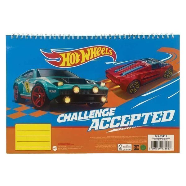 ΜΠΛΟΚ ΖΩΓΡΑΦΙΚΗΣ Α4 ΣΠ. 30Φ. HOT WHEELS 349-39413