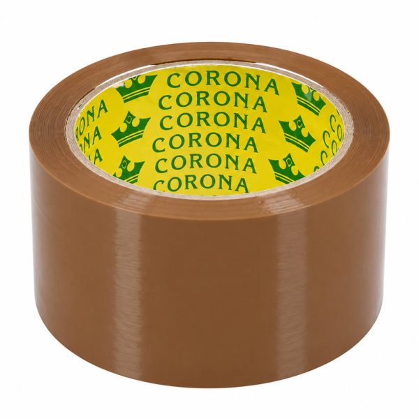 ΤΑΙΝΙΑ ΣΥΣΚΕΥΑΣΙΑΣ PP CORONA 48mm Χ 60Μ. KRAFT (ΚΑΦΕ)