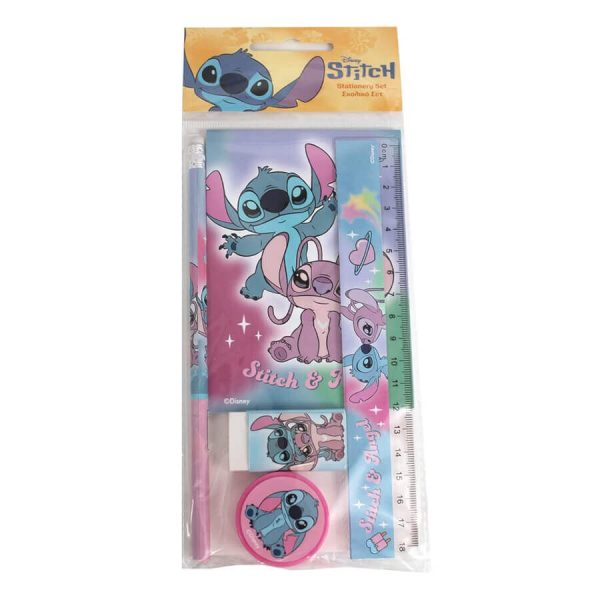 ΣΧΟΛΙΚΟ ΣΕΤ STITCH (ΜΟΛΥΒΙ, ΞΥΣΤΡΑ, ΓΟΜΑ, ΣΗΜΕΙΩΜΑΤΑΡΙΟ, ΧΑΡΑΚΑΣ) 342-03755