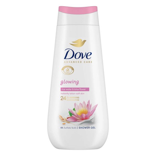 DOVE ΑΦΡΟΛΟΥΤΡΟ 225ml GLOWING RICE WATER & LOTUS