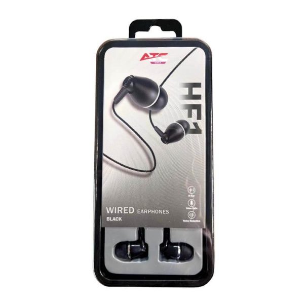 ΑΚΟΥΣΤΙΚΑ HANDSFREE 3.5mm ΜΑΥΡΑ ATC-HFr1