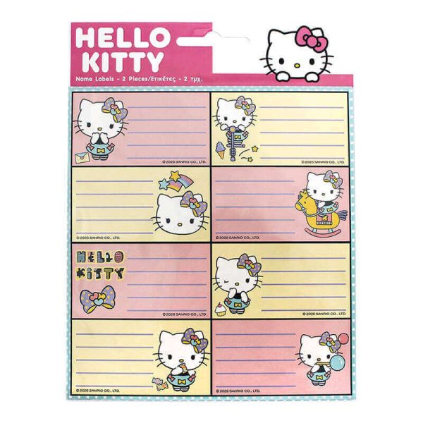 ΕΤΙΚΕΤΕΣ ΣΕΤ 2τμχ. HELLO KITTY 776-78946
