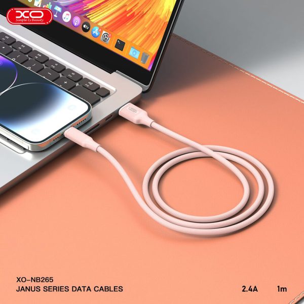 ΚΑΛΩΔΙΟ ΦΟΡΤΙΣΗΣ TYPE C 3A 1m ΡΟΖ XO-NB-265
