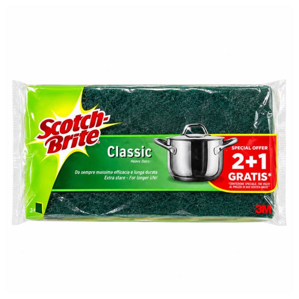 SCOTCH BRITE ΣΦΟΥΓΓΑΡΙA ΚΟΥΖΙΝΑΣ CLASSIC 2+1