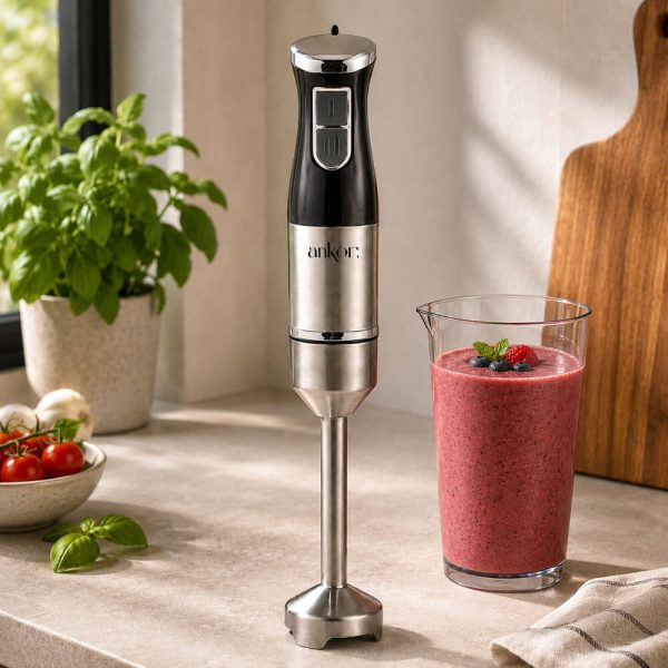 MIXER ΧΕΙΡΟΣ ΡΑΒΔΟΣ 500W ΜΕ 2 ΤΑΧΥΤΗΤΕΣ INOX-ΜΑΥΡΟ 853717