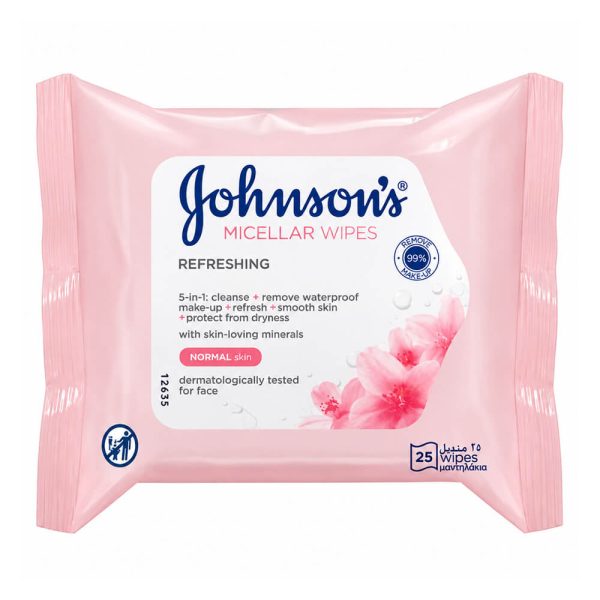 JOHNSON’S EYES & FACE NORMAL ΥΓΡΑ ΜΑΝΤΗΛΑΚΙΑ ΝΤΕΜΑΚΙΓΙΑΖ 25τεμ.