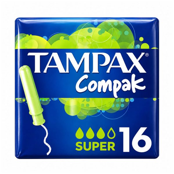 TAMPAX COMPAK ΤΑΜΠΟΝ 16τεμ. SUPER