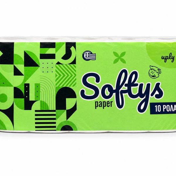 SOFTYS ΧΑΡΤΙ ΥΓΕΙΑΣ LUX DECO 4φ. 10 ρολλά X 105g