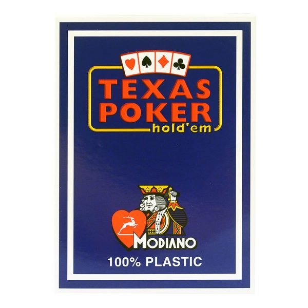 ΤΡΑΠΟΥΛΑ MODIANO TEXAS POKER 100% ΠΛΑΣΤΙΚΗ ΜΠΛΕ
