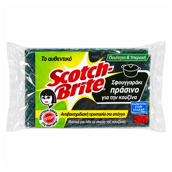 SCOTCH BRITE ΣΦΟΥΓΓΑΡΙ ΚΟΥΖΙΝΑΣ CLASSIC ΑΝΤΙΒΑΚΤΗΡΙΔΙΑΚΟ