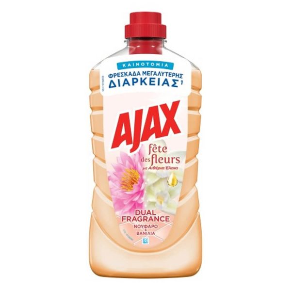 AJAX ΥΓΡΟ ΠΑΤΩΜΑΤΟΣ 1Lt ΝΟΥΦΑΡΟ & ΒΑΝΙΛΙΑ