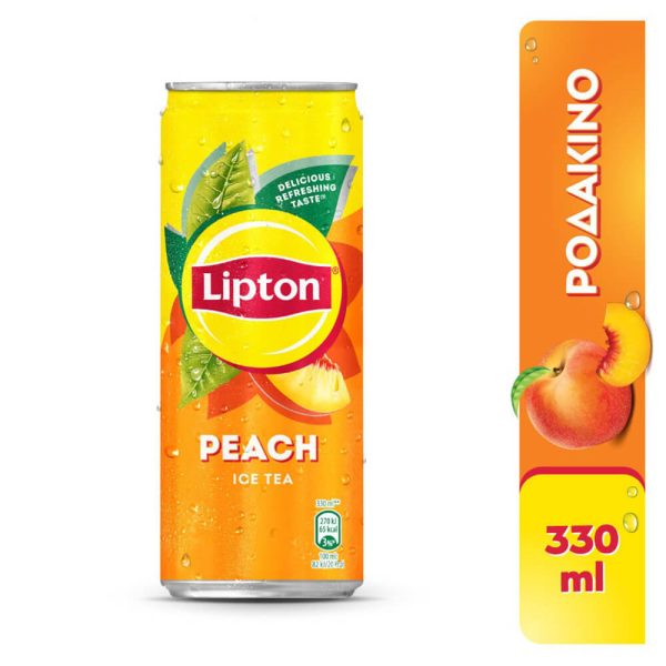 LIPTON ICE TEA ΚΟΥΤΙ 330ml ΡΟΔΑΚΙΝΟ