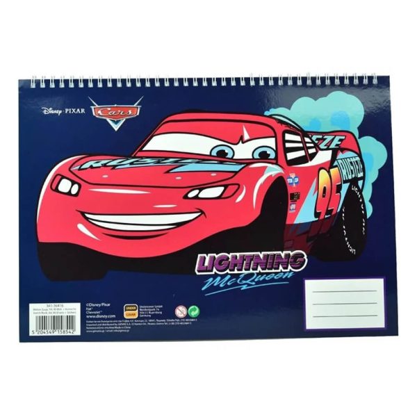 ΜΠΛΟΚ ΖΩΓΡΑΦΙΚΗΣ 23X33 40Φ. ME STICKERS CARS 341-36416